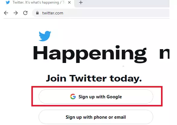 如何利用谷歌账号登录Twitter推特